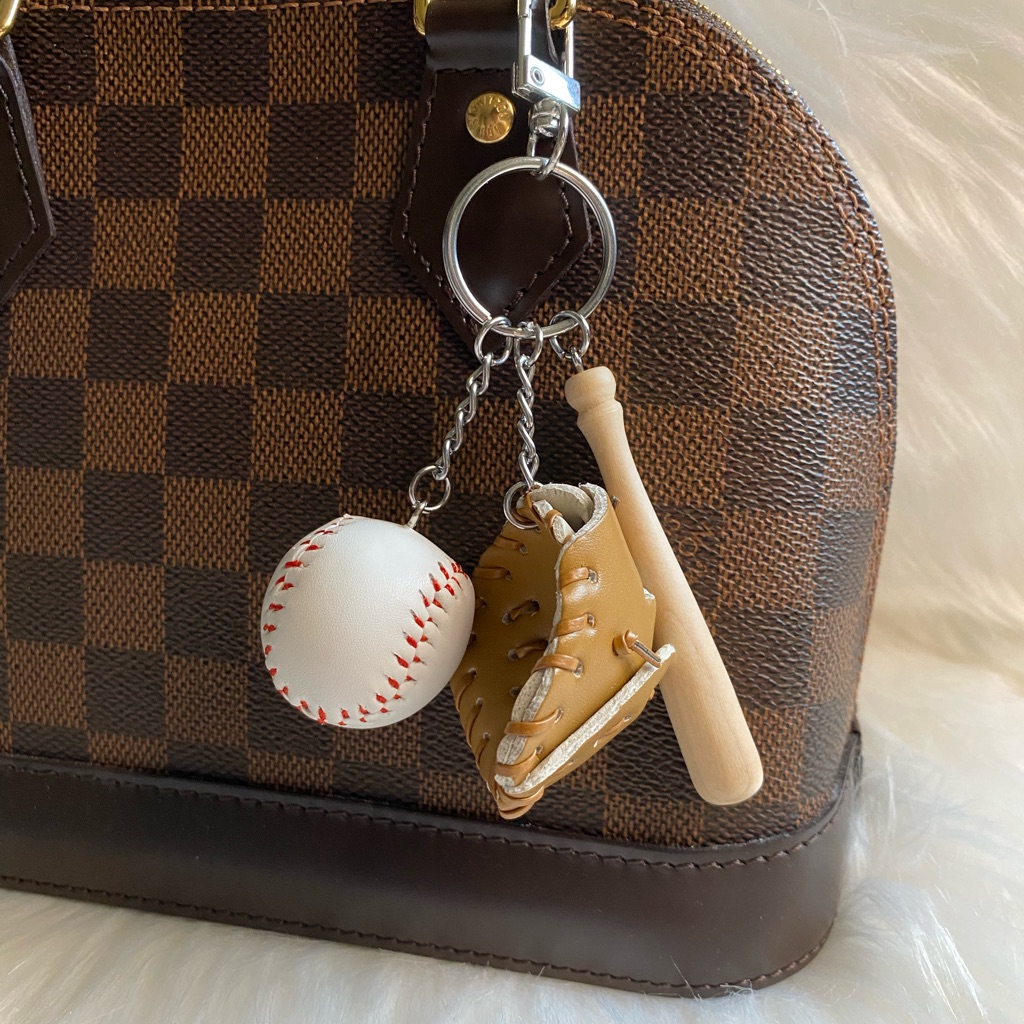 Mini Baseball Keychain